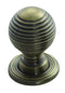 Queen Anne Reeded Cabinet Knob