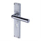 Octave Lever Handle on Reeded Backplate
