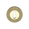 53mm Dia Reeded Lever Key Escutcheon Concealed Fix