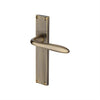 Sutton Lever Handle on Reeded Backplate