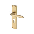 Sutton Lever Handle on Reeded Backplate