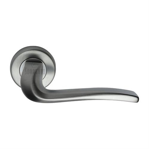 Capri Lever Handle on Round Rose