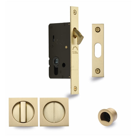 Sliding Lock with Square Privacy Turns