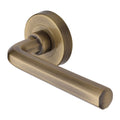 Octave Lever Handle on Round Rose