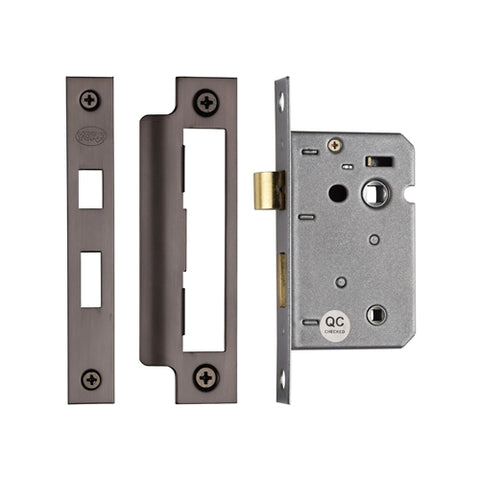 York Mortice Bathroom Lock for Lever Handles