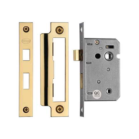 York Mortice Bathroom Lock for Lever Handles