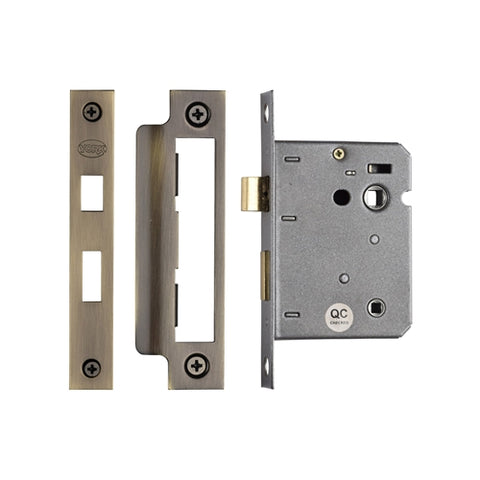 York Mortice Bathroom Lock for Lever Handles