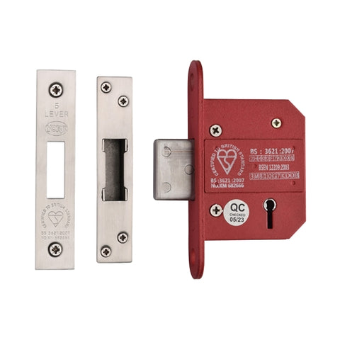 York British Standard 5 Lever Deadlock