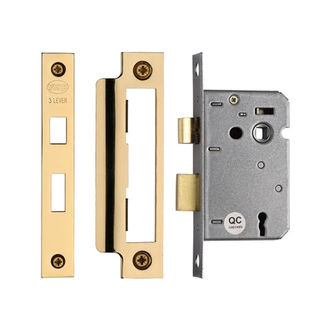 York 3 Lever Sashlock for Lever Handles