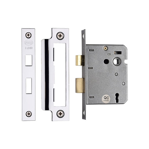 York 3 Lever Sashlock for Lever Handles