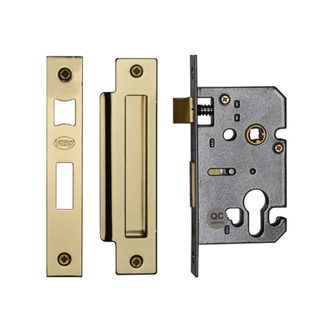 York Euro Profile Sashlock for Lever Handles