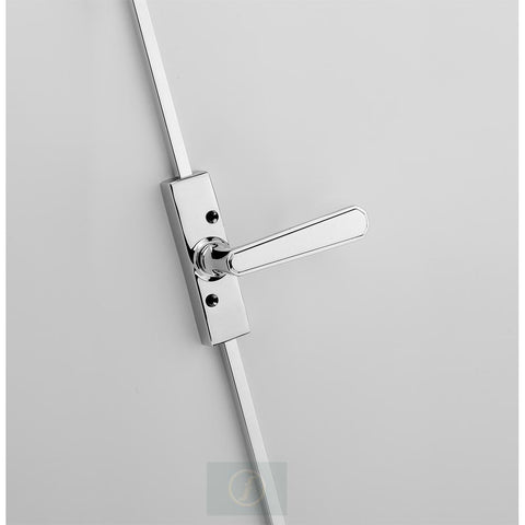 Linwood English Cremone Bolt with Deco Style Lever Handle to Suit Doors Upto 2134mm High