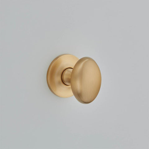 Croft Oval Mortice Knob Furniture on Covered Rose