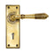 Reeded Lever on Plate