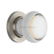 Classic Porcelain Mortice Knobs on Decorative Concealed Fix Rose