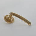 Croft Floe Lever Handle on Covered Rose