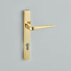 Croft Celeste Multipoint Lever Handle on 240x32mm Pillow Backplate