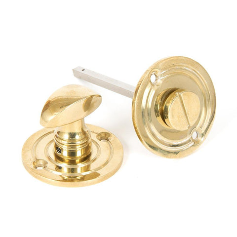 Round Bathroom Thumbturn & Release