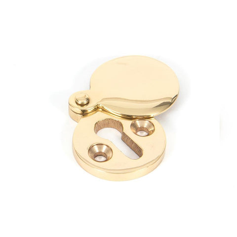 Round Covered Keyhole Escutcheon