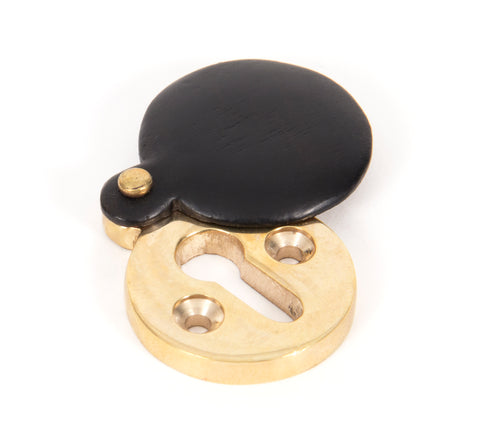 Round Covered Keyhole Escutcheon