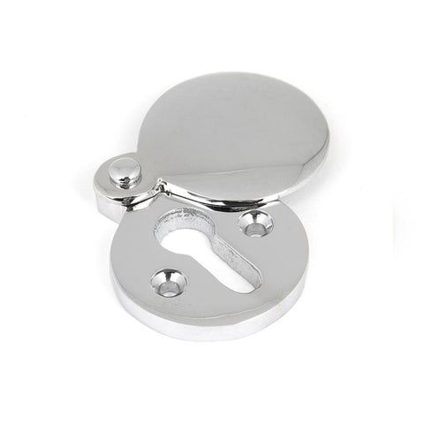 Round Covered Keyhole Escutcheon