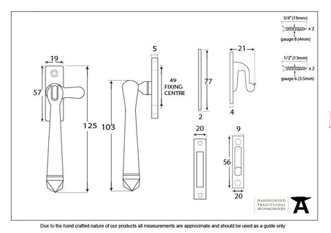 From the Anvil Avon Casement Fastener