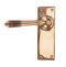 Reeded Lever on Plate