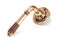 Reeded Lever on Rose