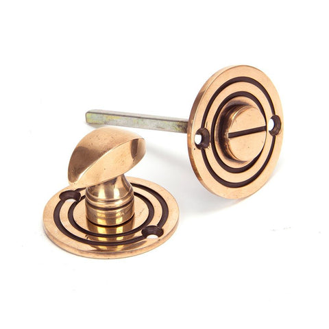 Round Bathroom Thumbturn & Release