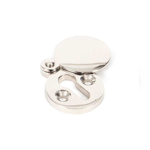 Round Covered Keyhole Escutcheon