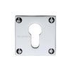 50 x 50mm Square Euro Profile Escutcheon