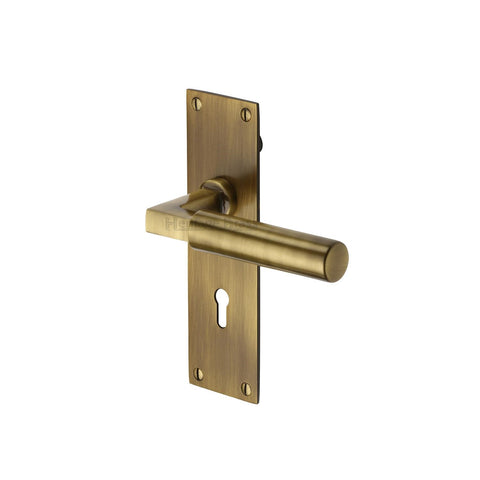 Bauhaus Lever Handle on Low Profile Backplate