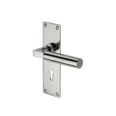 Bauhaus Lever Handle on Low Profile Backplate