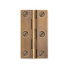 BH.06.01 Large traditional brass butt hinge suitable for doors up to 20mm thick