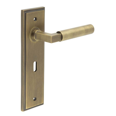 Westminster Lever Handle on Backplate