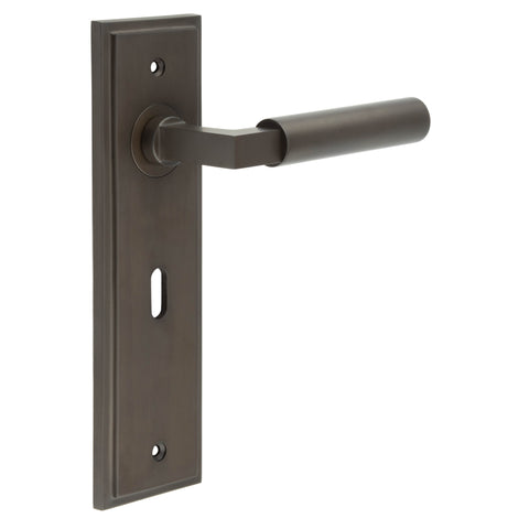 Westminster Lever Handle on Backplate