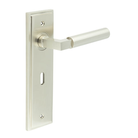 Westminster Lever Handle on Backplate