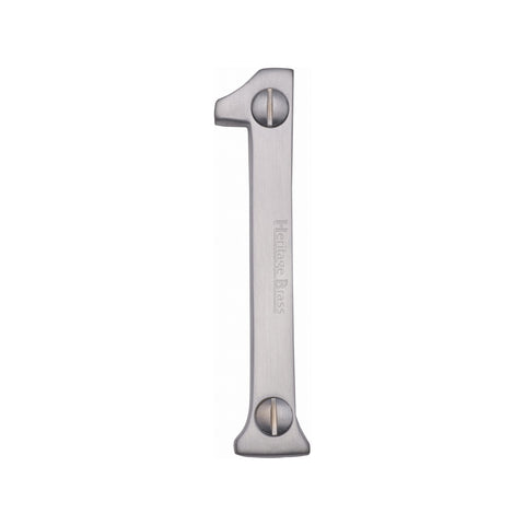 76mm Traditional Face Fix Door Numeral