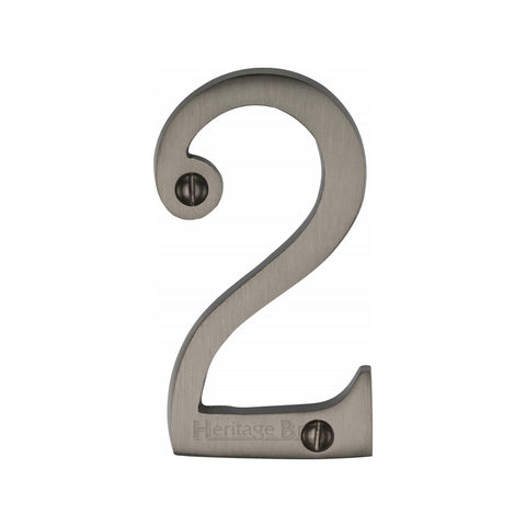 76mm Traditional Face Fix Door Numeral