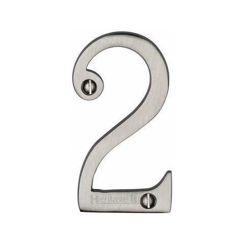 76mm Traditional Face Fix Door Numeral