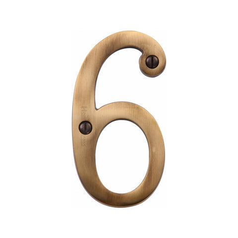 76mm Traditional Face Fix Door Numeral