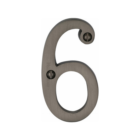 76mm Traditional Face Fix Door Numeral