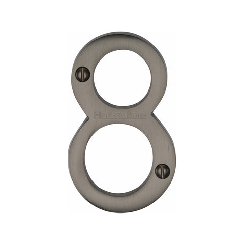 76mm Traditional Face Fix Door Numeral