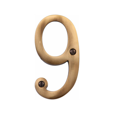 76mm Traditional Face Fix Door Numeral