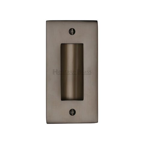 Rectangular Flush Pull Visible Fixings