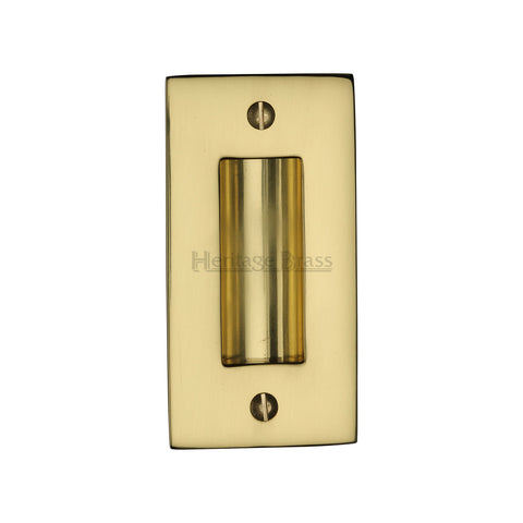 Rectangular Flush Pull Visible Fixings