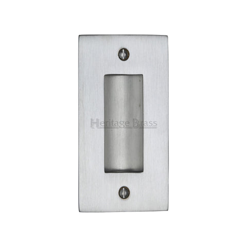 Rectangular Flush Pull Visible Fixings
