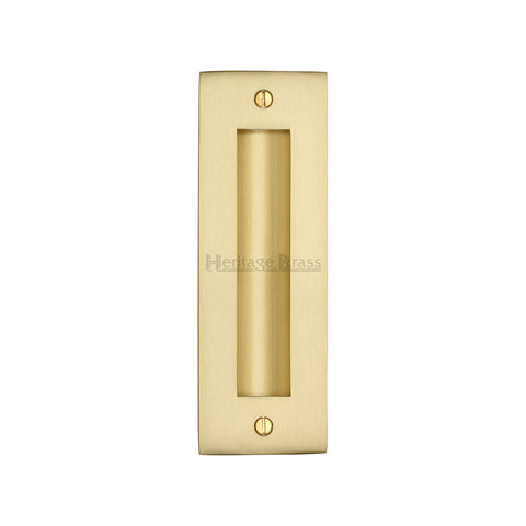 Rectangular Flush Pull Visible Fixings