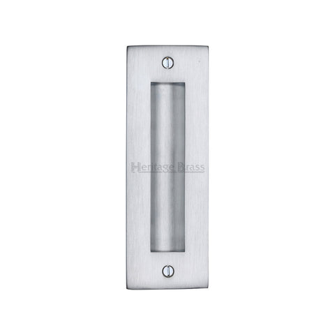 Rectangular Flush Pull Visible Fixings
