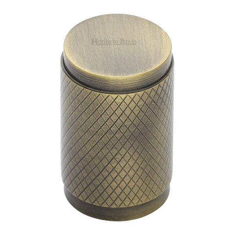 Cylindrical Knurled Cabinet Knob